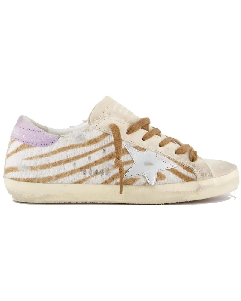 Golden Goose Low-Top Sneaker Super Star Sneakers In Suede beige Beige