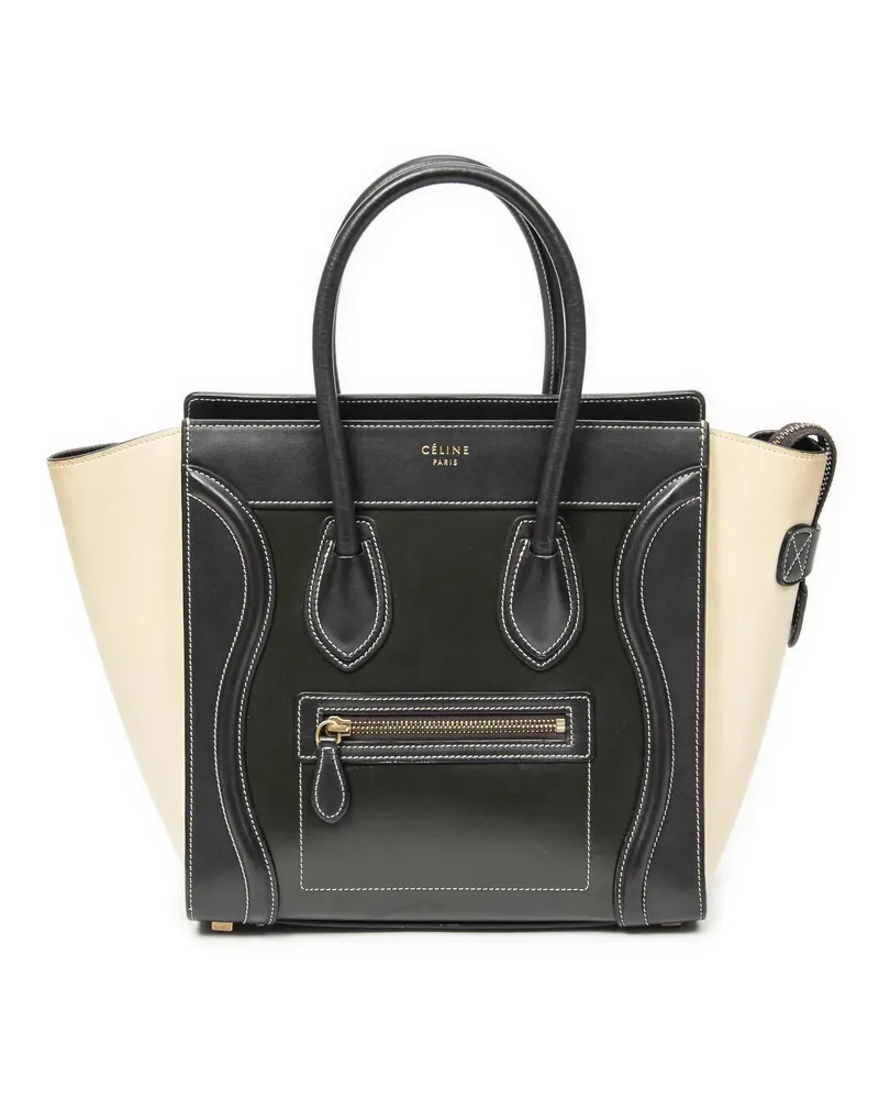 Celine Crossbody Bags Micro Tricolor Luggage grün Grün