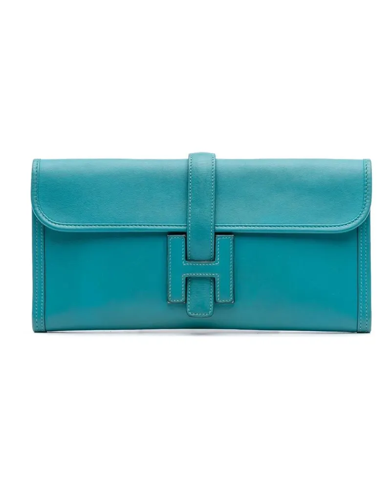 Hermès Clutches Swift Jige Elan 29 blau Blau