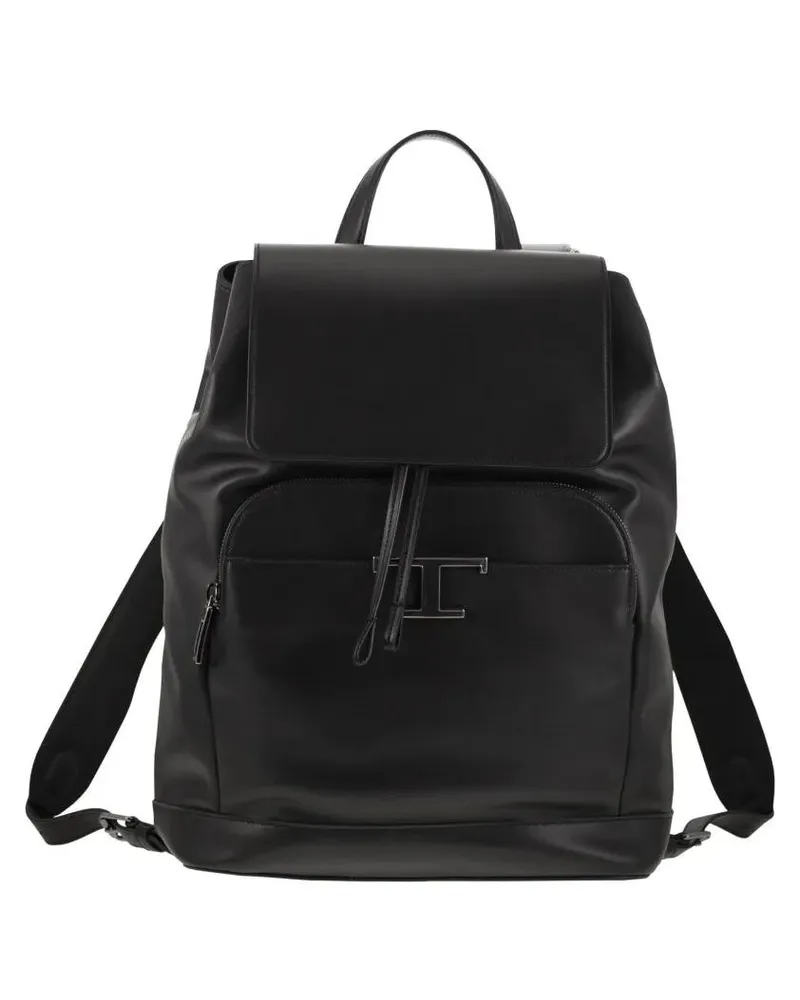 TOD'S Rucksäcke T Timeless Medium Leather Backpack schwarz Schwarz