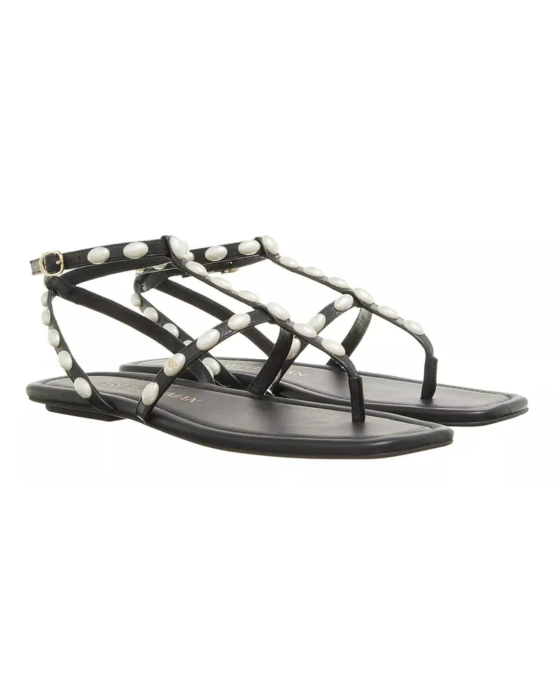 Stuart Weitzman Sandalen & Sandaletten Pearlita Flat Sandal Schwarz