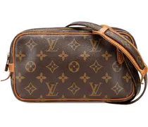 Hobo Bags Monogram Pochette Marly Bandouliere braun