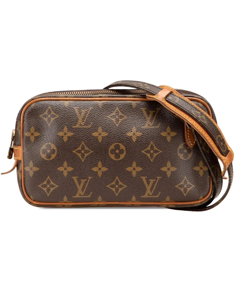 Louis Vuitton Hobo Bags Monogram Pochette Marly Bandouliere braun Braun