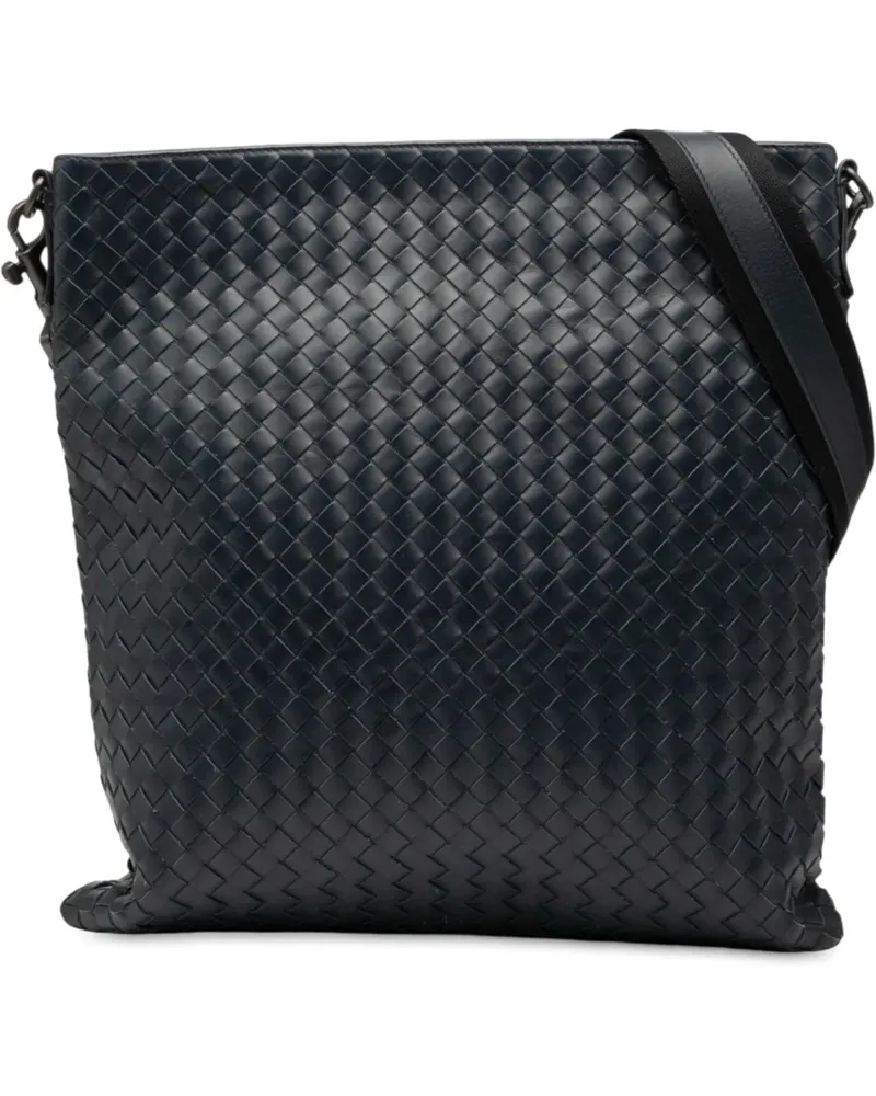 Bottega Veneta Hobo Bags Nappa Intrecciato VN Crossbody blau Blau
