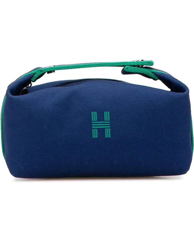 Hermès Kosmetiktaschen 2020-2024 Small Toile Bride A Brac blau Blau
