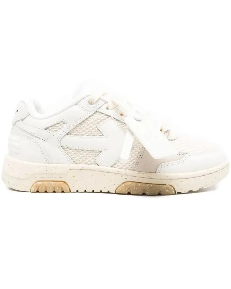 OFF-WHITE Low-Top Sneaker Bianco E Beige Low-Top Sneakers beige Beige