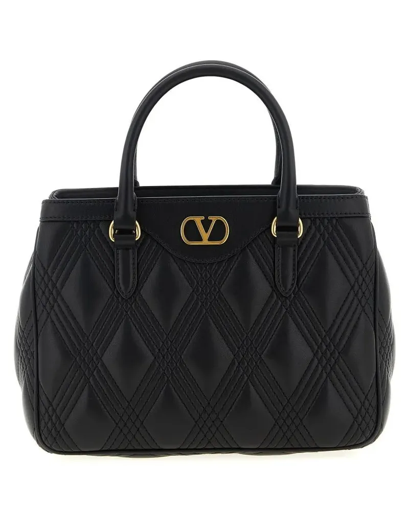 Valentino Garavani Hobo Bags 'Quiltie 67' Handbag schwarz Schwarz