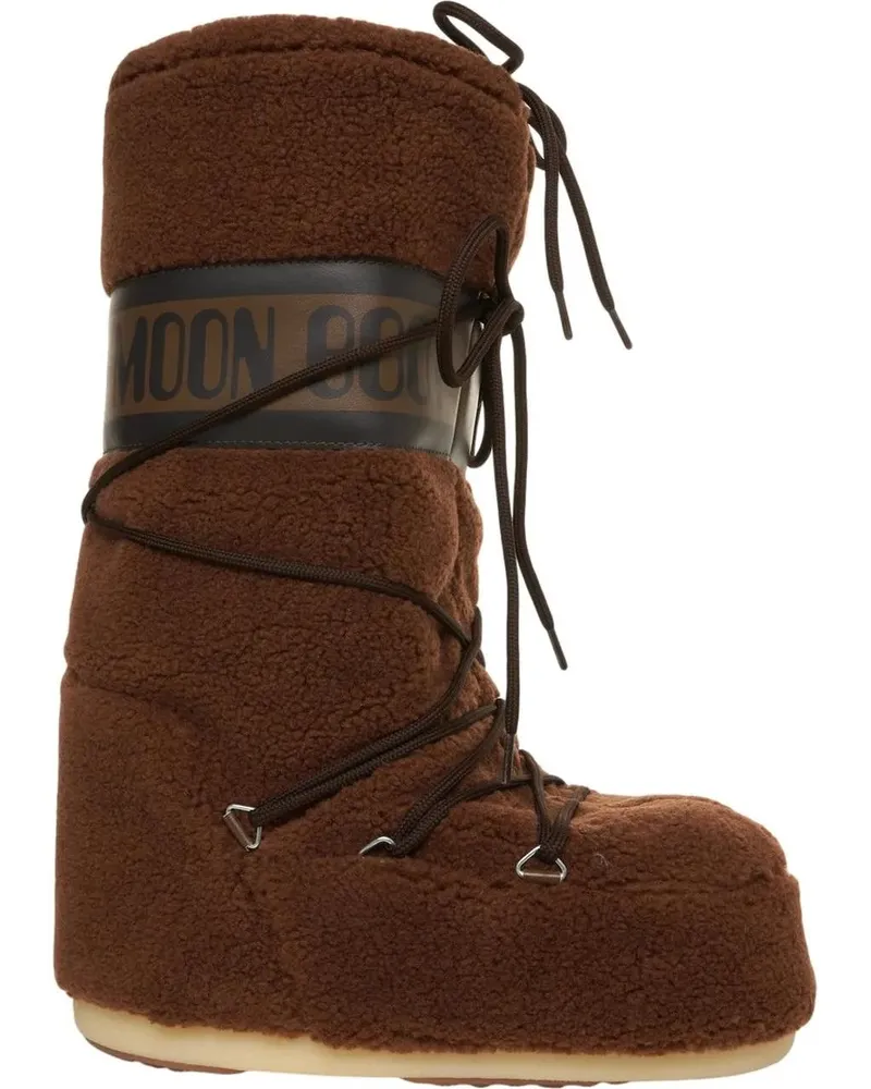 Moon Boot Stiefel Fleece boots 'ICON FLEECE' braun Braun