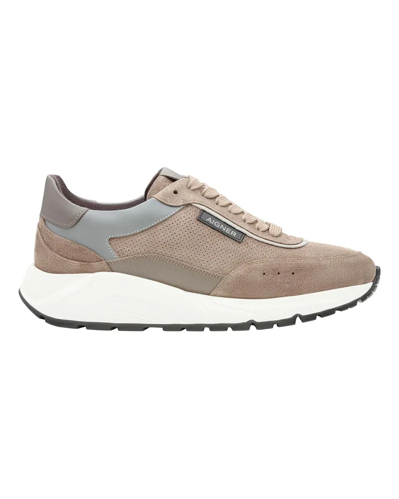 Aigner Low-Top Sneaker runner sneaker JUSTIN 4F cognacbraun Cognacbraun