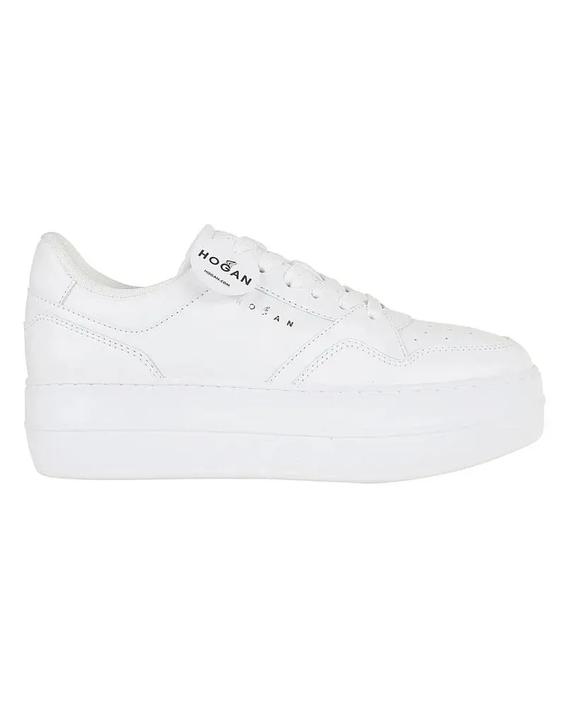 Hogan Low-Top Sneaker White Leather Sneakers weiß Weiß