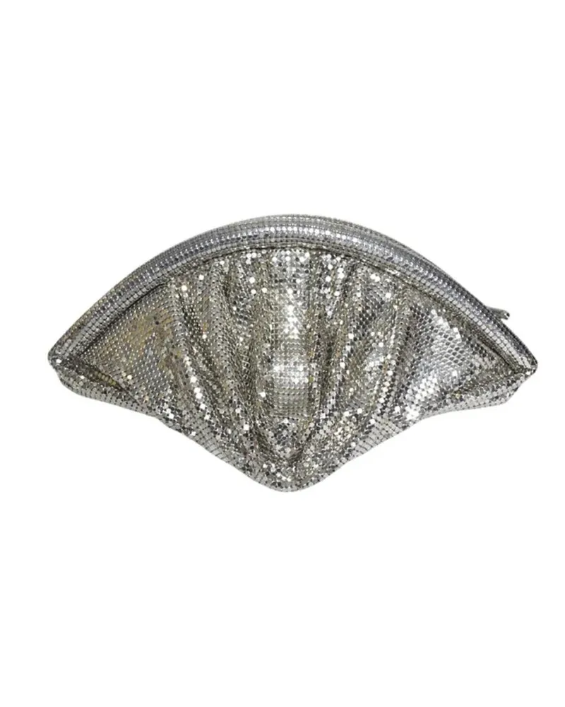 Paco Rabanne Clutches Half Moon Silver Pixel Clutch silberfarben 