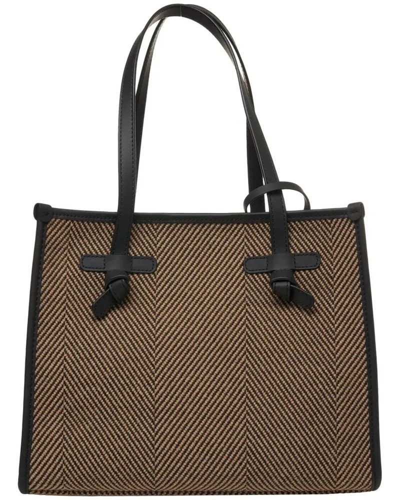 Gianni Chiarini Shopper Shopper with leather details beige Beige