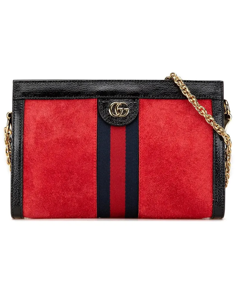 Gucci Hobo Bags 2016-2025 Small Suede Ophidia Chain Crossbody rot Rot