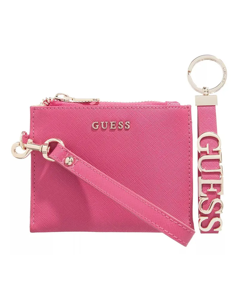 Guess Portemonnaie Gift Pouch + Keyring pink Rosa