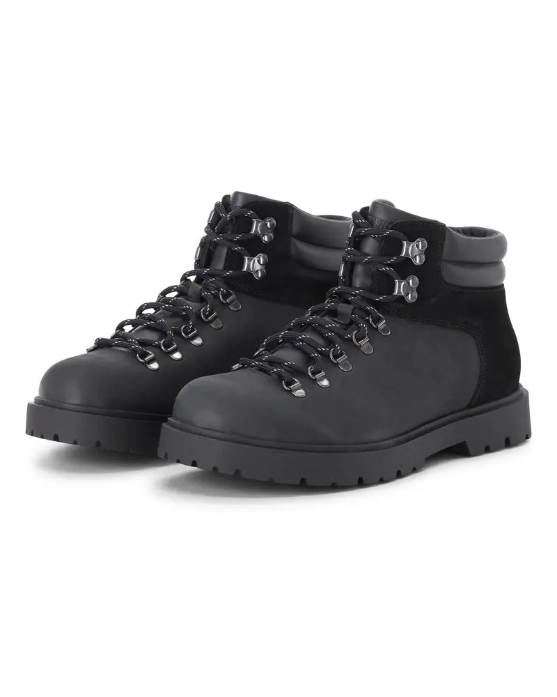 Birkenstock Low-Top Sneaker Boot Jackson aus Veloursleder schwarz Schwarz
