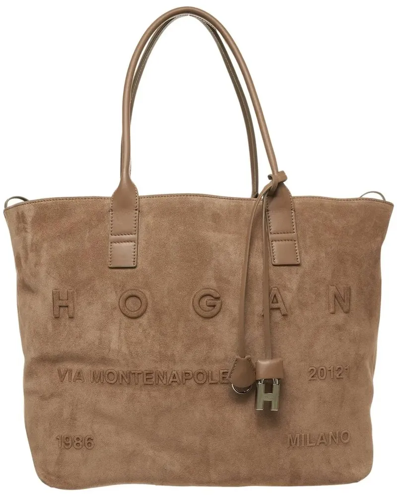 Hogan Shopper Shopper 'Script Address' braun Braun