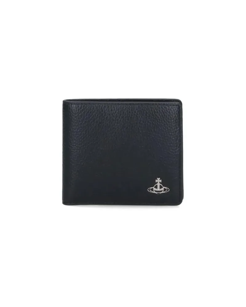 Vivienne Westwood Portemonnaies "Billfold" Bi-Fold Wallet schwarz Schwarz