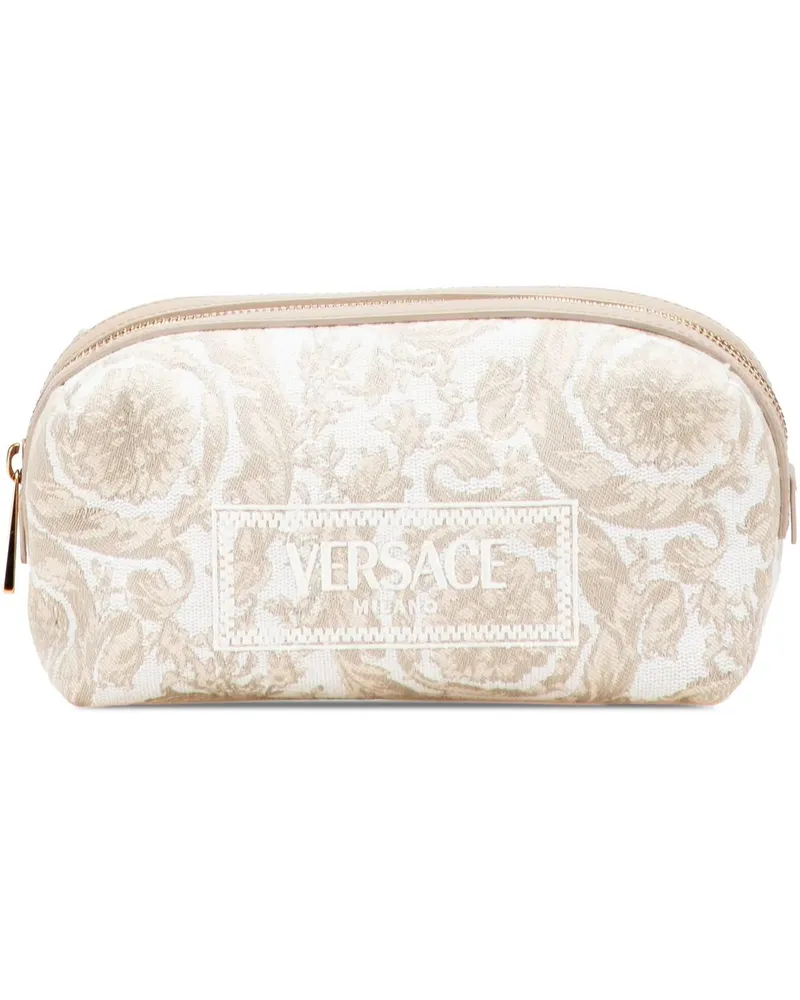 Versace Kosmetiktaschen Canvas Athena Beauty Pouch braun Braun