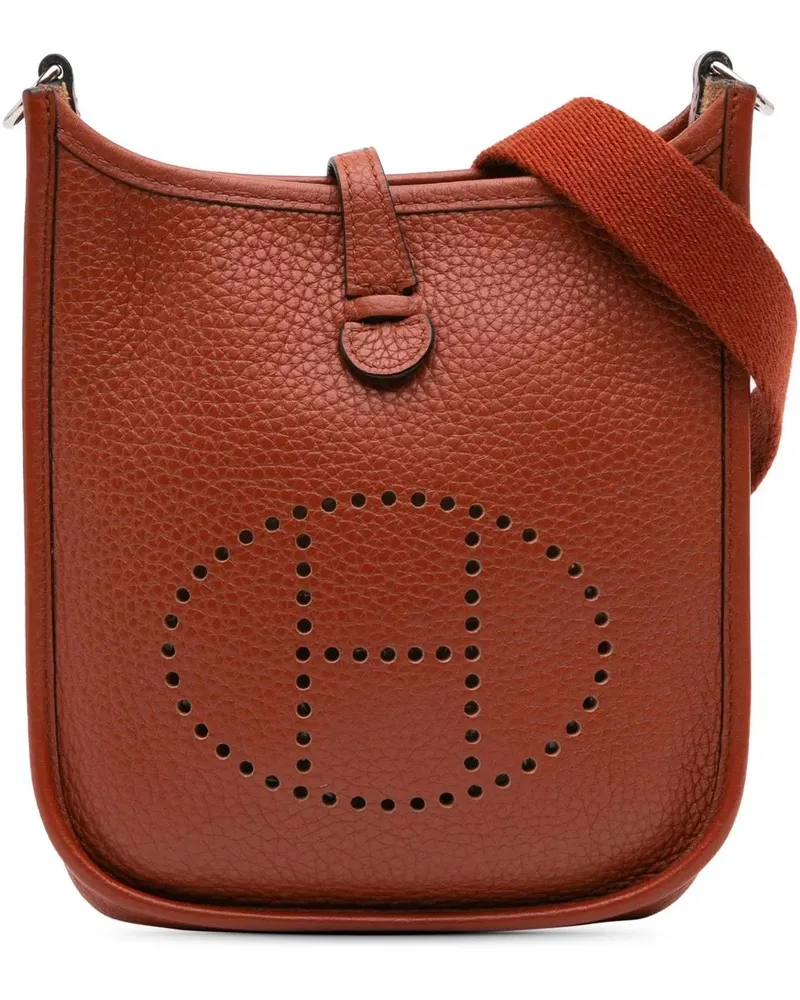 Hermès Hobo Bags 2019 Taurillon Clemence Evelyne I TPM braun Braun