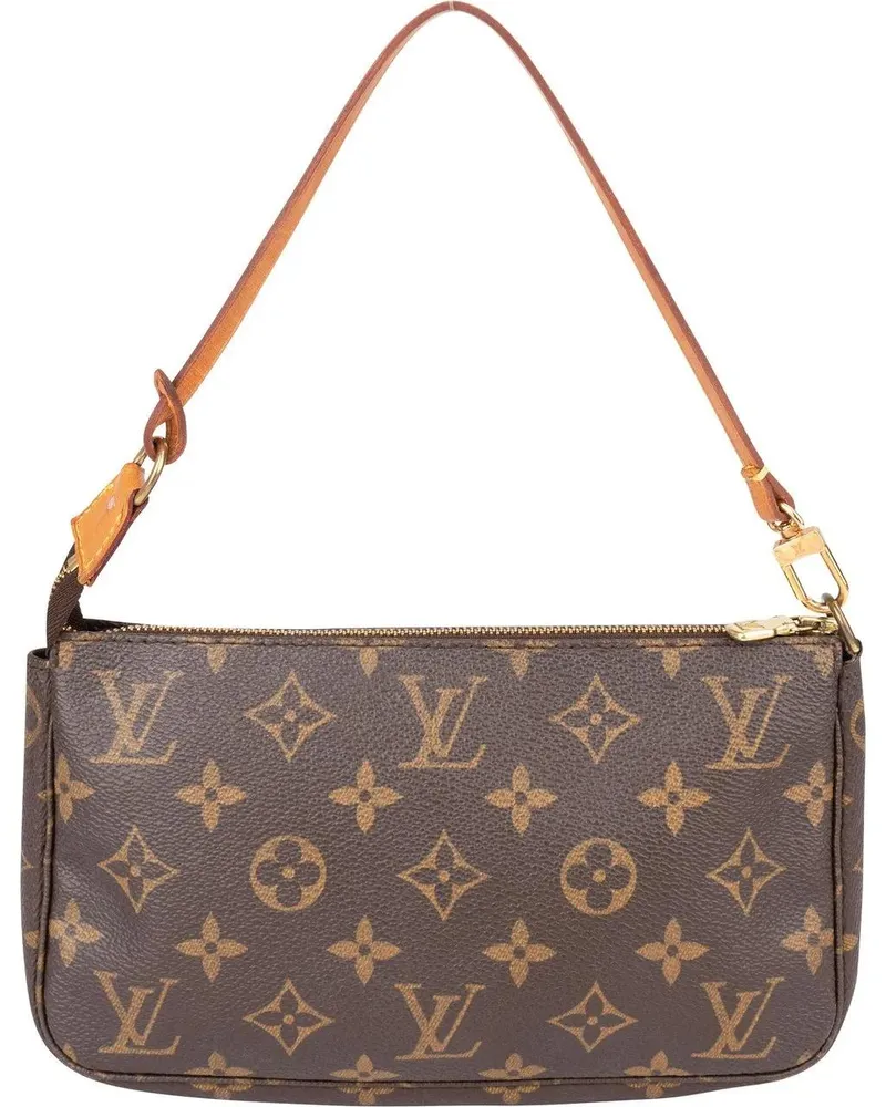 Louis Vuitton Crossbody Bags  Canvas Monogram Pochette Accessoire braun Braun