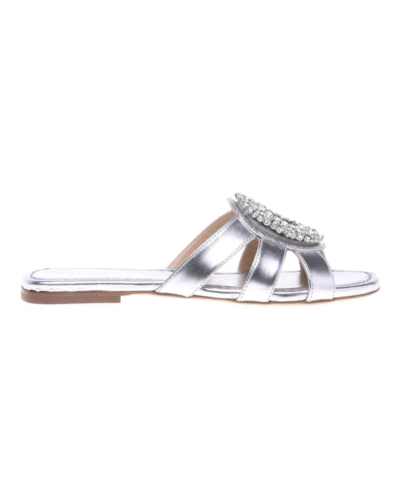 Baldinini Slipper & Pantoletten SABOT  silberfarben 