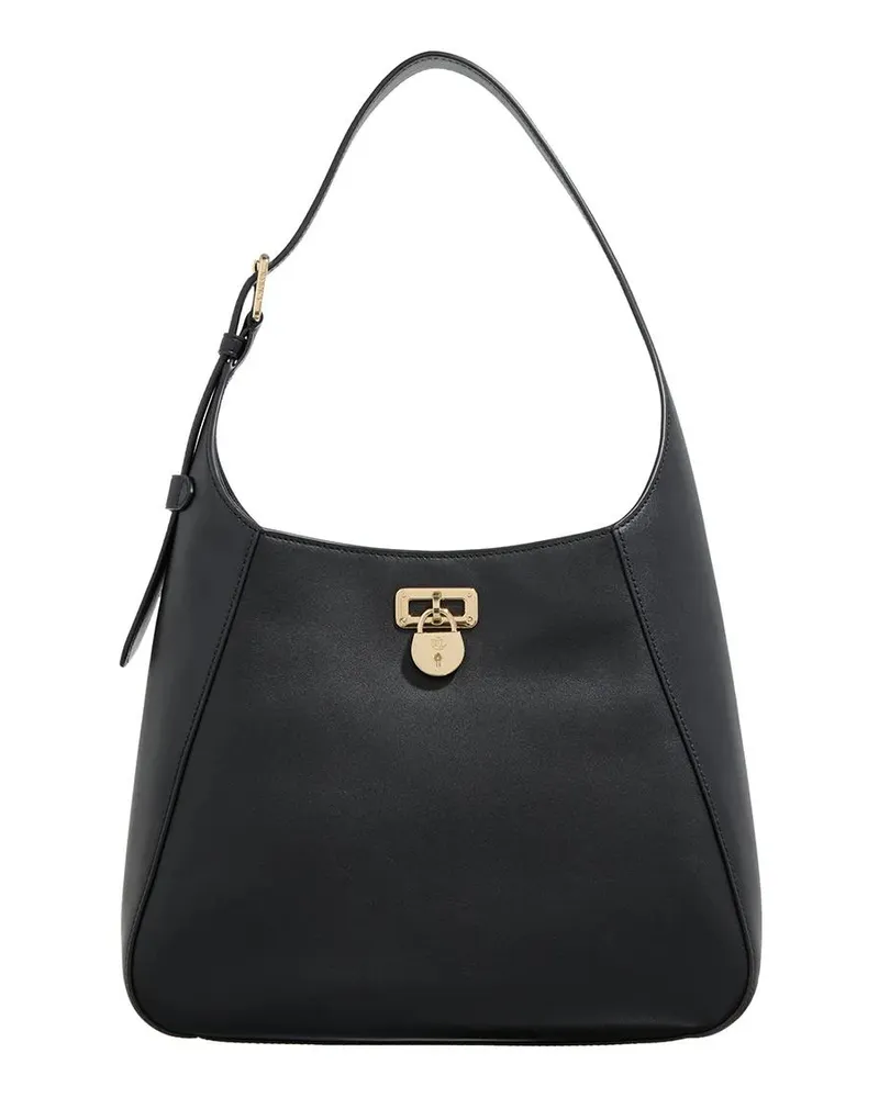 Ralph Lauren Hobo Bags Tanner Lg Sh-Shoulder Bag-Large schwarz Schwarz