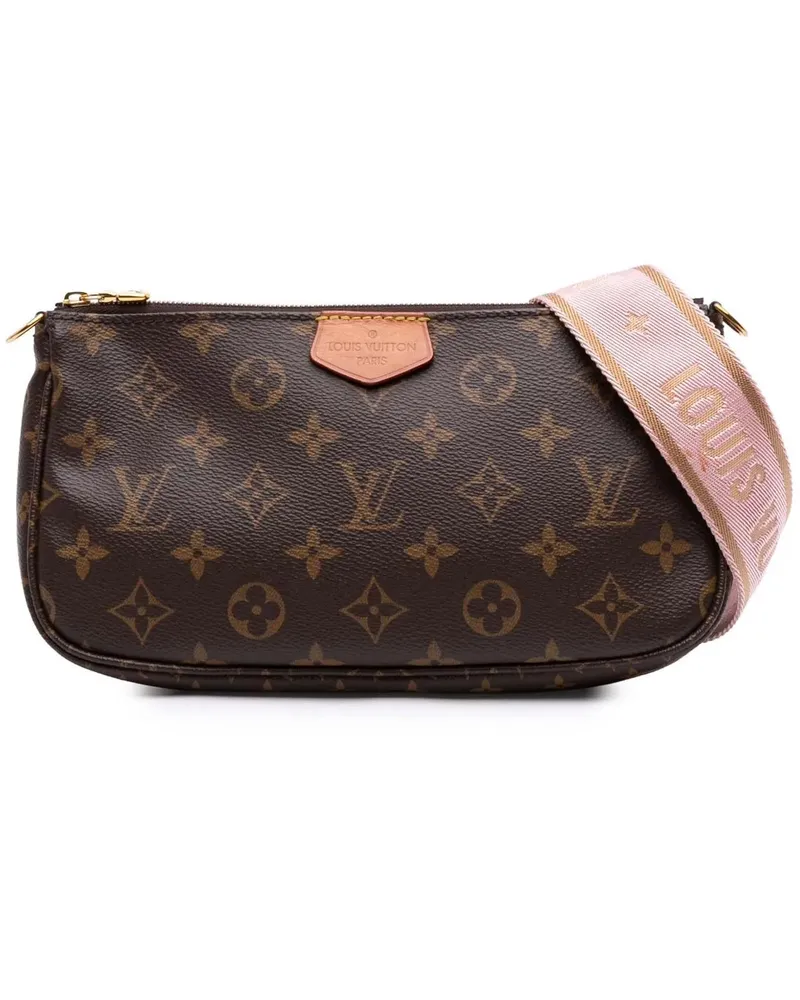 Louis Vuitton Hobo Bags Monogram Multi Pochette Accessoires braun Braun