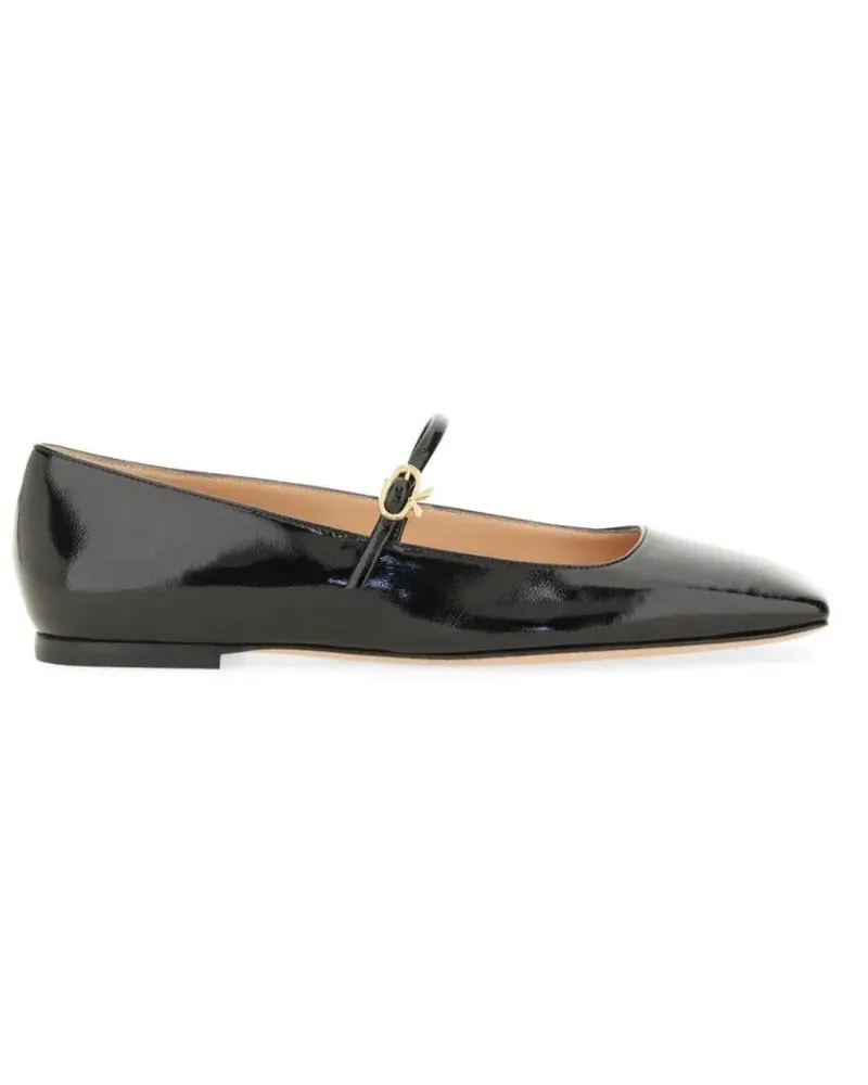 Gianvito Rossi Christina 05" Ballerina Ballerina Flats schwarz Schwarz