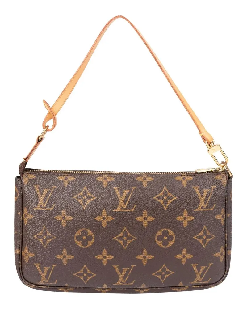 Louis Vuitton Crossbody Bags  Canvas Monogram Pochette Accessoire braun Braun