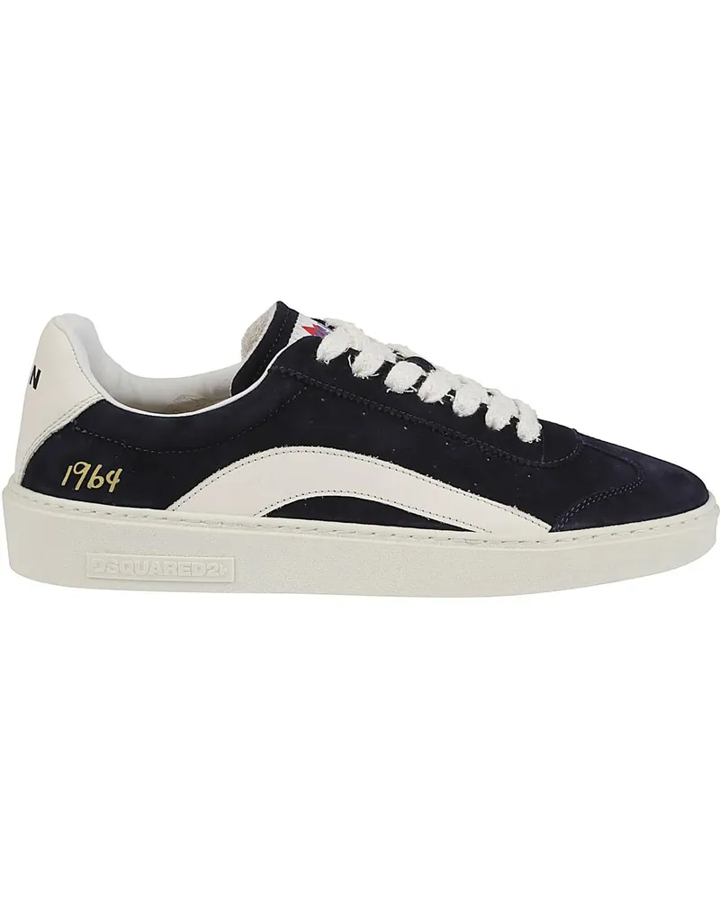 Dsquared2 Low-Top Sneaker Rider Lace-up Low Top Sneakers Blue blau Blau