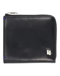 Adererror Portemonnaies 01 Trs Tag Wallet - Leather - Black Schwarz