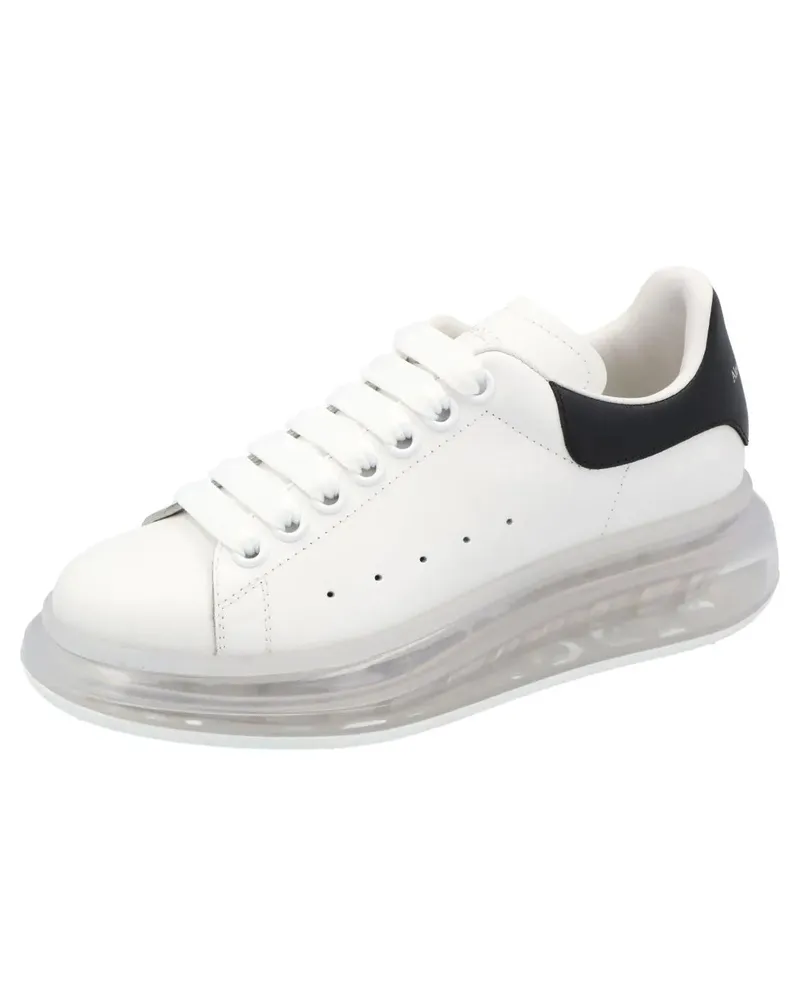 Alexander McQueen Low-Top Sneaker Oversized Clear Sole Black weiß Weiß