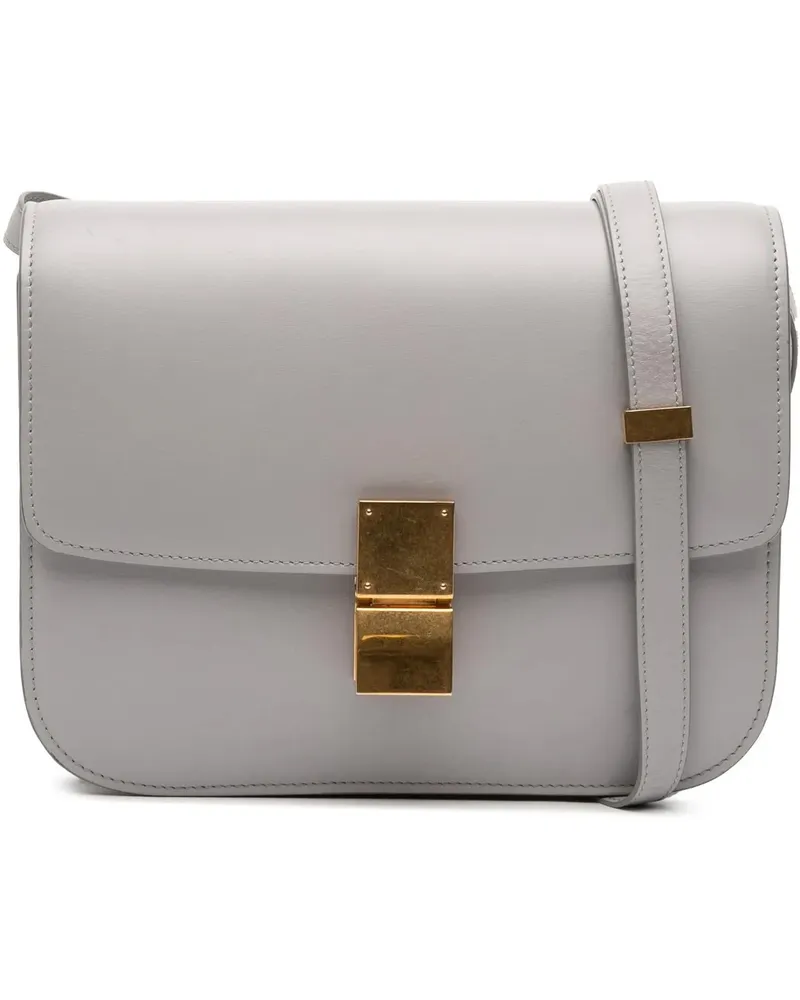 Celine Hobo Bags Medium Calfskin Classic Box grau Grau