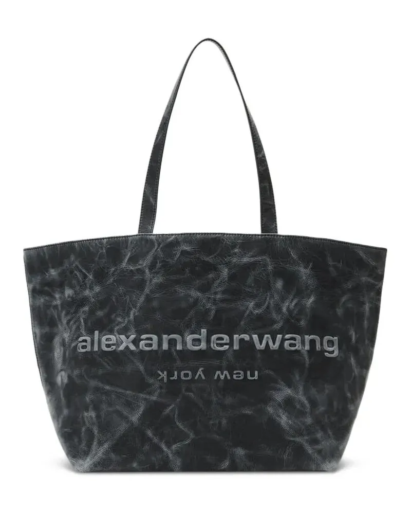 Alexander Wang Shopper & Totes Structured Black Tote With Minimalist Design schwarz Schwarz