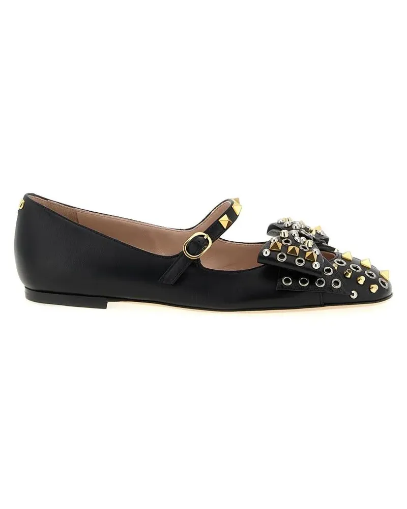Valentino Garavani Bowow' Ballet Flats schwarz Schwarz