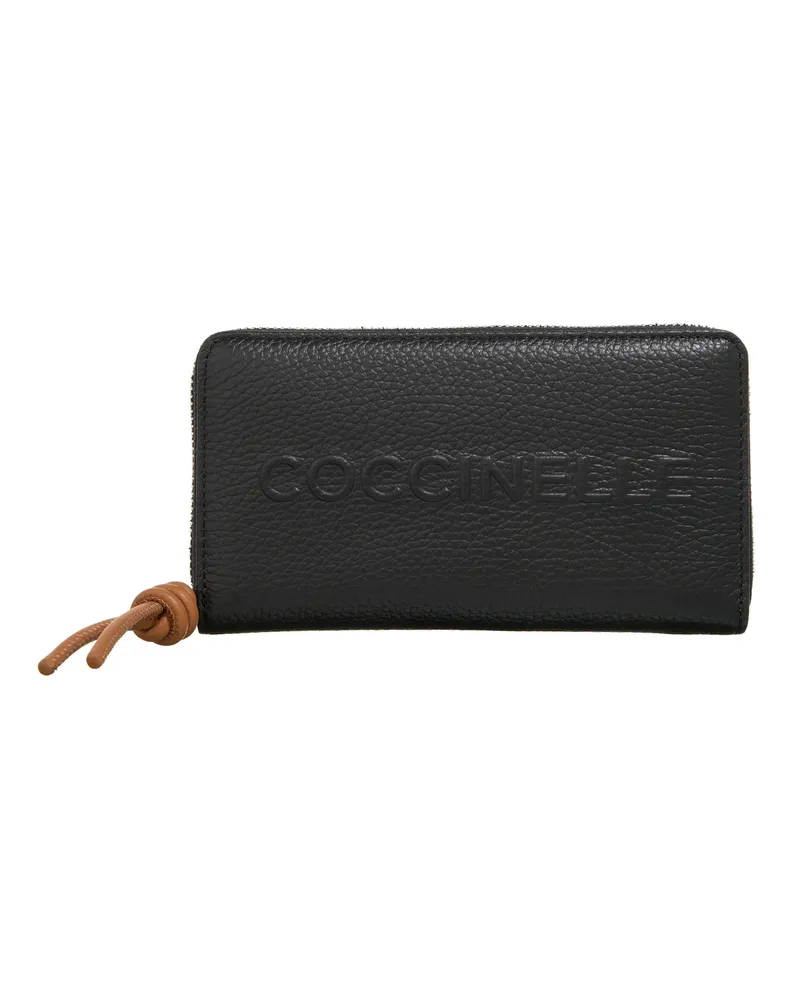 Coccinelle Portemonnaie  Myrtha Maxi Log schwarz Schwarz