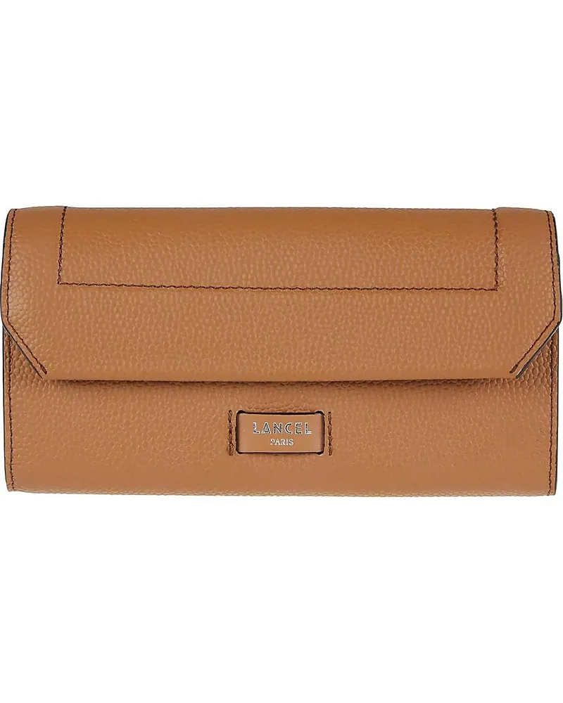 Lancel Portemonnaie Ninon Slim Flap Wallet Brown braun Braun