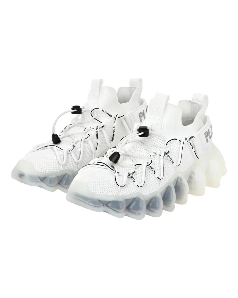 Philipp Plein Low-Top Sneaker Runner Sneaker The Bubble Gen.x.02 Tiger weiß Weiß