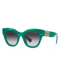 Miu Miu Sonnenbrille 0MU 01YS Grün