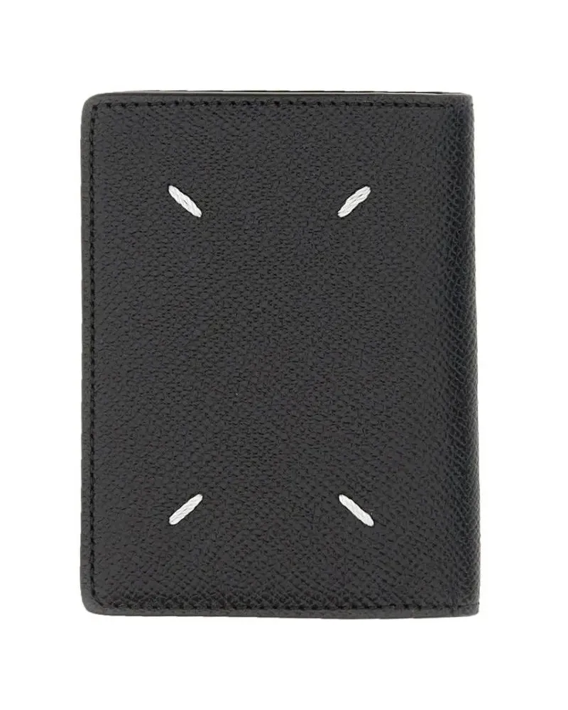 Maison Margiela Portemonnaies Portacarte Bi-Fold Wallet schwarz Schwarz