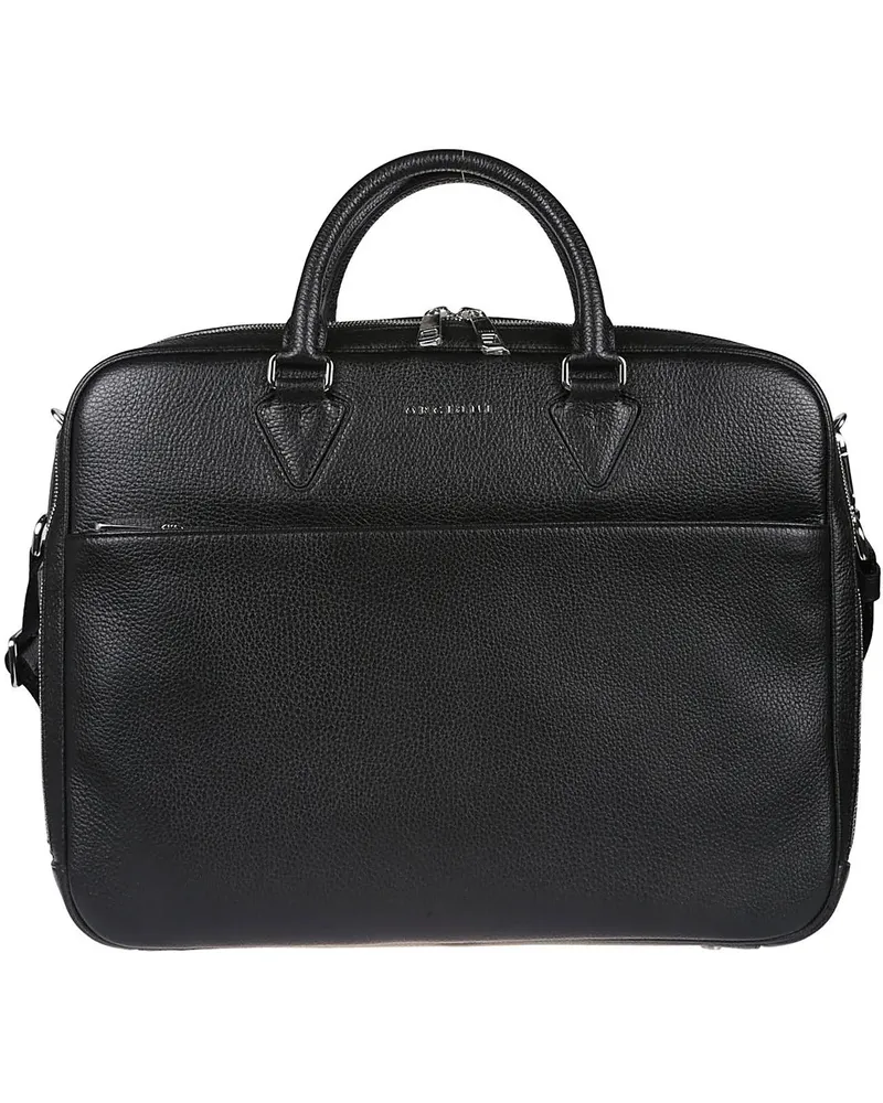 Orciani Businesstaschen & Reisegepäck Business Slim Bag Black schwarz Schwarz