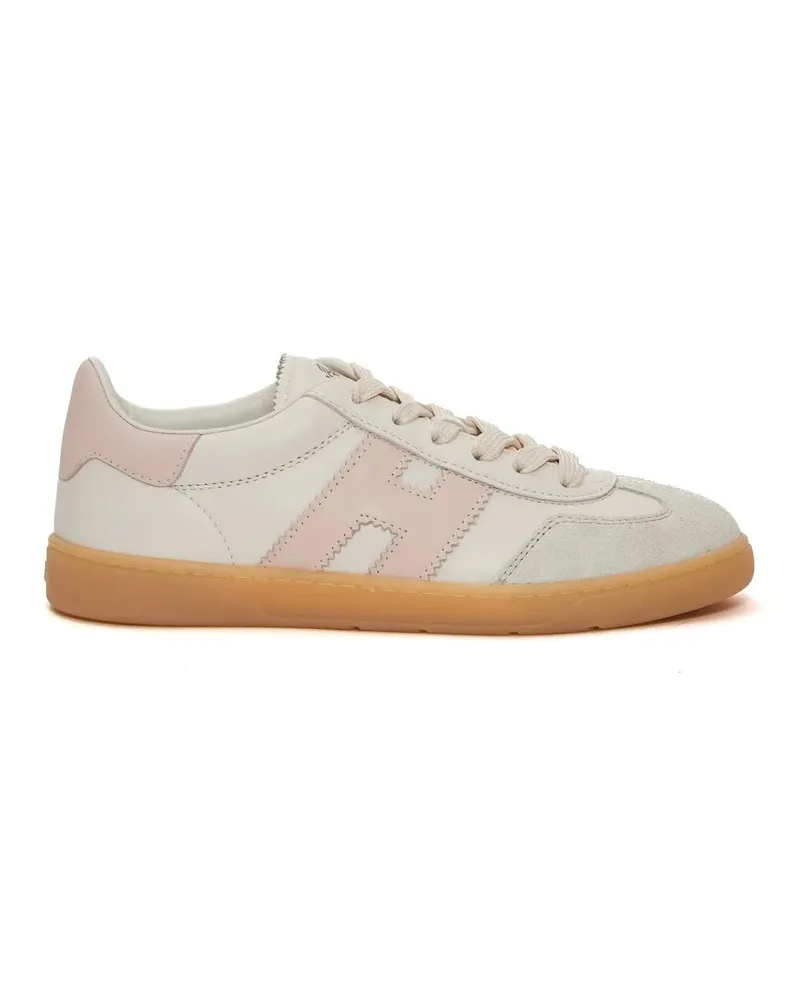 Hogan Low-Top Sneaker Cool H Pink Leather White Sneakers beige Beige