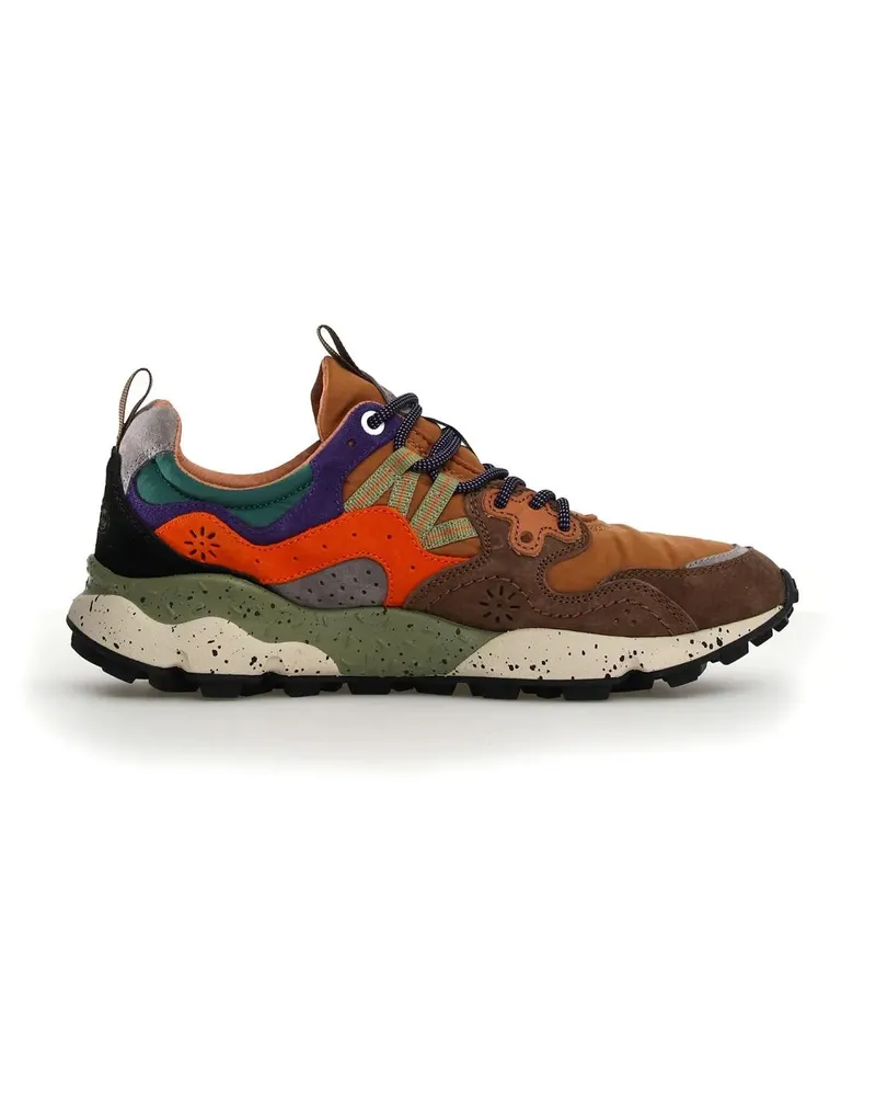 Flower MOUNTAIN Low-Top Sneaker Yamano 3 Sneakers with Suede and Fabric Blend bunt Bunt