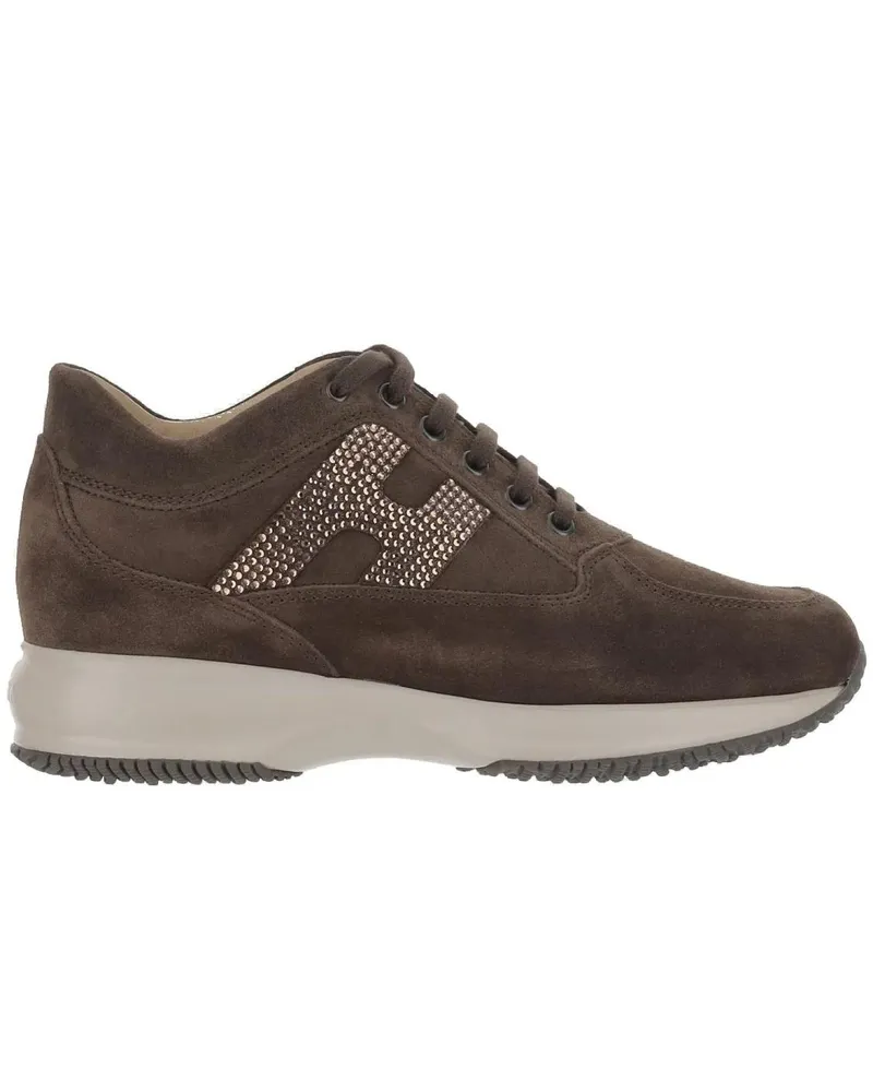 Hogan Low-Top Sneaker Suede Interactive Sneakers braun Braun