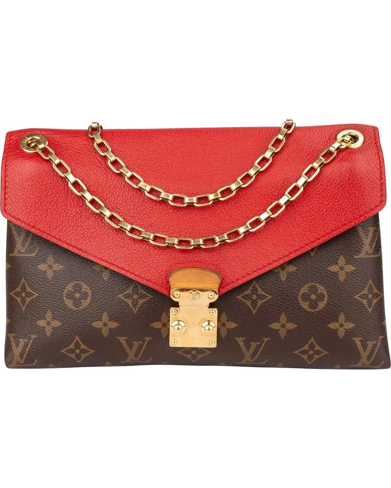 Louis Vuitton Crossbody Bags  Canvas Monogram Pallas Chain Crossbo braun Braun