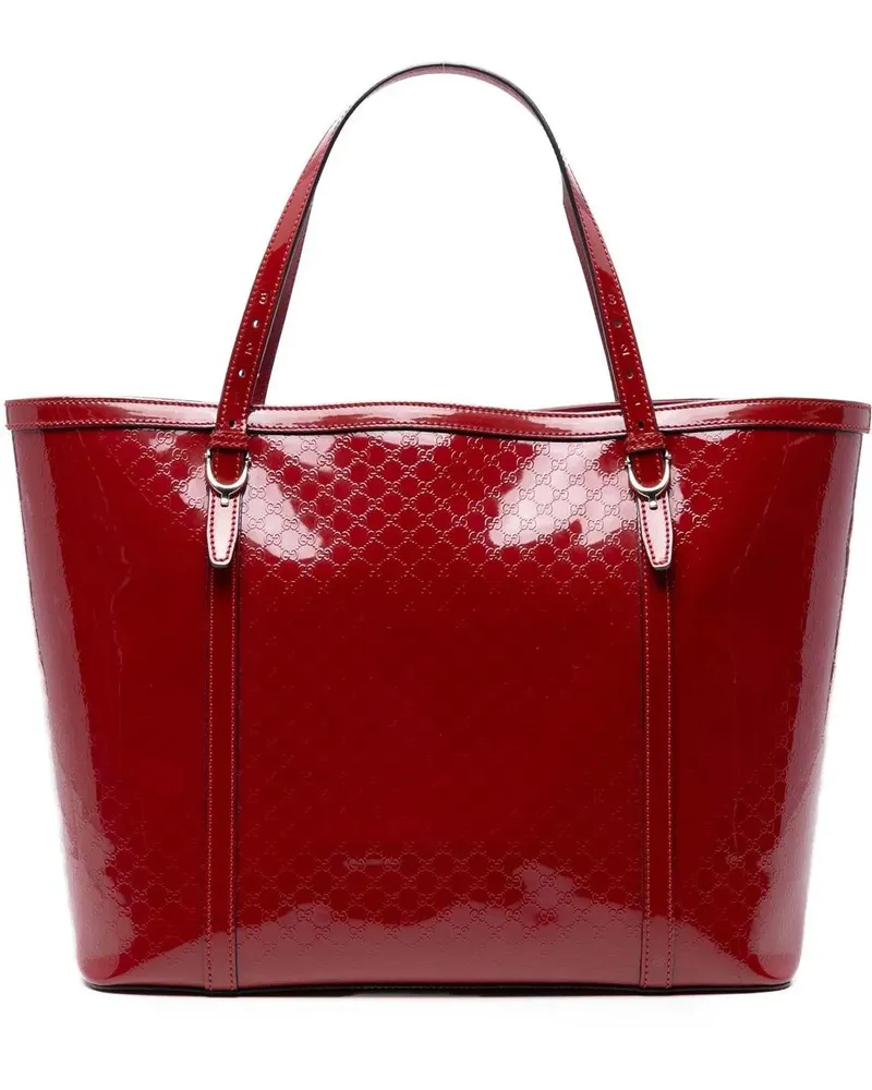 Gucci Shopper Patent Microssima Nice Tote rot Rot