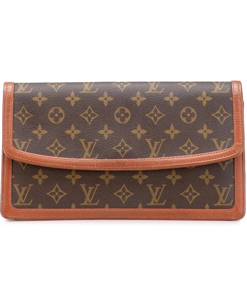 Louis Vuitton Clutches Monogram Pochette Dame GM braun Braun