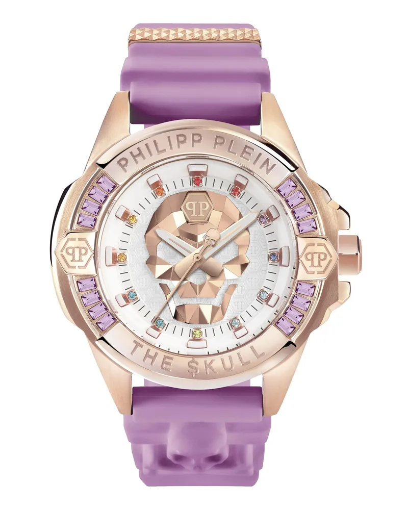 Philipp Plein Uhr Quarz-Analoguhr The $Kull Genderless purple Lila