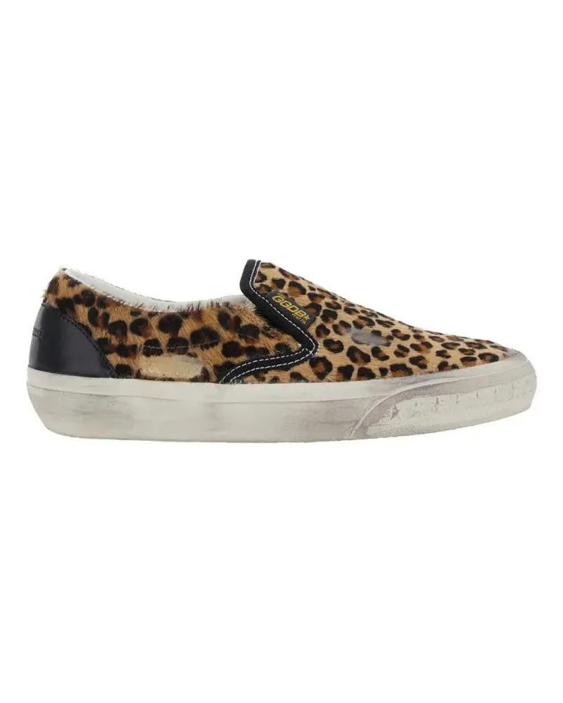Golden Goose Low-Top Sneaker Dames Vce Horsy Slip on Beige braun Braun