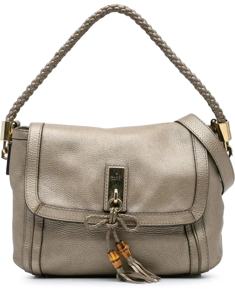 Gucci Hobo Bags 2000-2015 Leather Bella Satchel goldfarben 